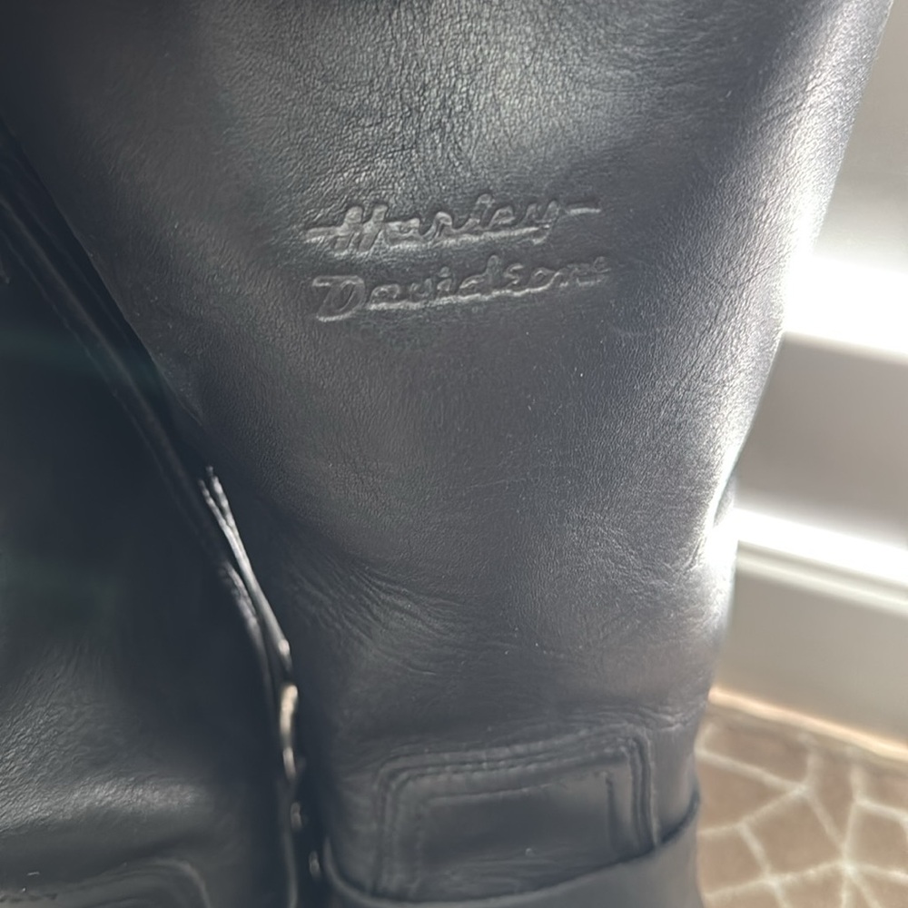Harley Davidson leather moto boots - Picture 2 of 9
